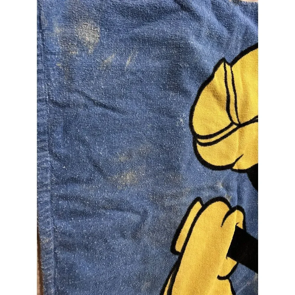 Mickey Mouse Disney‎ Store Beach Towel VTG Flaw